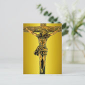 Christus op het Briefkaart van het kruis (Staand voorkant)