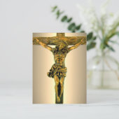 Christus op het Briefkaart van het kruis (Staand voorkant)