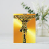 Christus op het Briefkaart van het kruis (Staand voorkant)