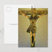 Christus op het kruis briefkaart (Voorkant / Achterkant)