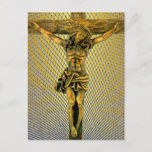 Christus op het kruis briefkaart (Voorkant)