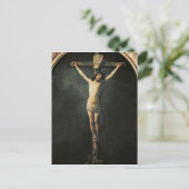 Christus op het kruis briefkaart (Staand voorkant)