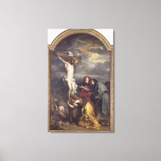 Christus op het kruis, c.1628-30 canvas afdruk (Voorkant)