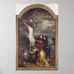 Christus op het kruis, c.1628-30 poster
