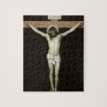 Christus op het kruis, c.1630 legpuzzel<br><div class="desc">Collectie afbeelding nummer:  XJL44945 Christus op het kruis,  c.1630 (olie op canvas). Velazquez,  Diego Rodriguez de Silva y (1599-1660) olie op doek. Prado,  Madrid,  Spanje.  17</div>
