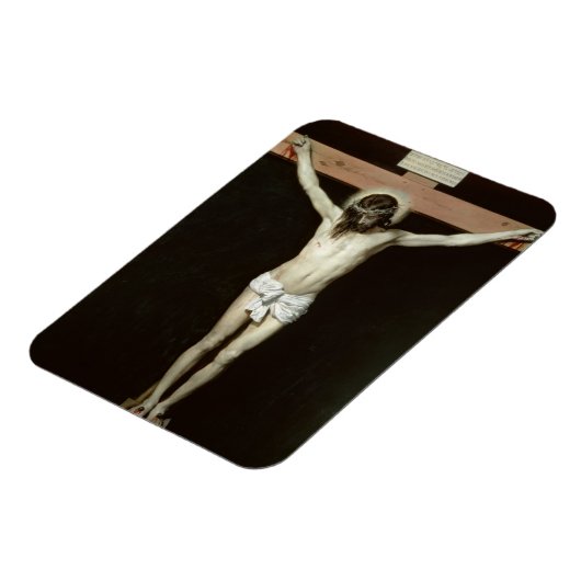 Christus op het kruis, c.1630 magneet (Linkerzijde)