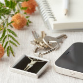 Christus op het kruis, c.1630 sleutelhanger (Zijkant)