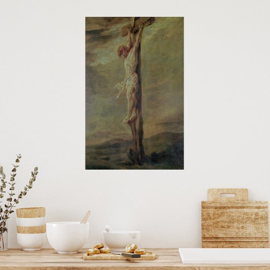Christus op het kruis, c.1646 poster (Keuken)