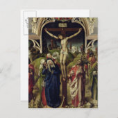 Christus op het kruis, de Heilige Vrouwen Briefkaart (Voorkant / Achterkant)