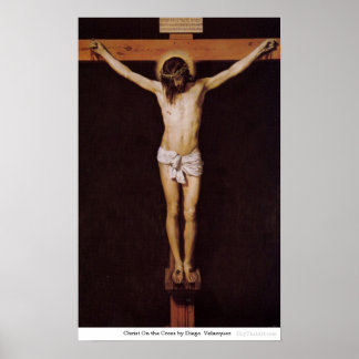 Christus op het kruis door Diego Velazquez Poster