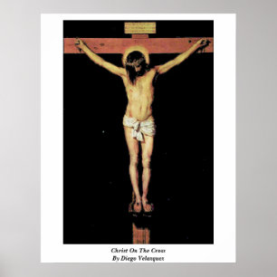 Christus op het kruis door Diego Velazquez Poster