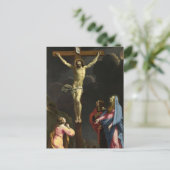 Christus op het kruis door Eustache Le Suer Briefkaart (Staand voorkant)