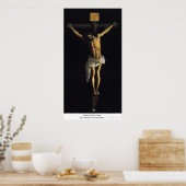 Christus op het kruis door Francisco De Zurbaran Poster (Keuken)