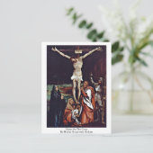 Christus op het kruis door Mathis Grunewald Gothar Briefkaart (Staand voorkant)