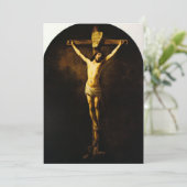 Christus op het kruis door Rembrandt Feestdagenkaart (Staand voorkant)