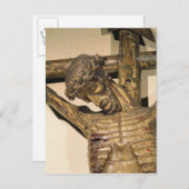 Christus op het kruis, genaamd "Le Devot Christus" Briefkaart (Voorkant / Achterkant)