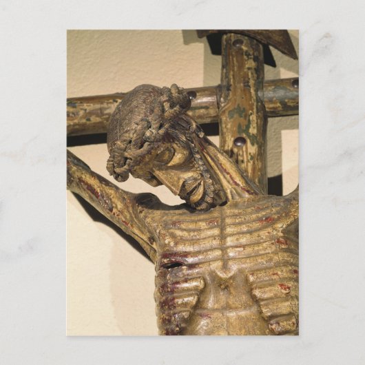 Christus op het kruis, genaamd "Le Devot Christus" Briefkaart (Voorkant)