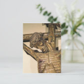 Christus op het kruis, genaamd "Le Devot Christus" Briefkaart (Staand voorkant)