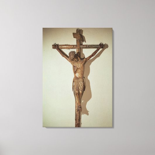 Christus op het kruis, genaamd "Le Devot Christus" Canvas Afdruk (Voorkant)