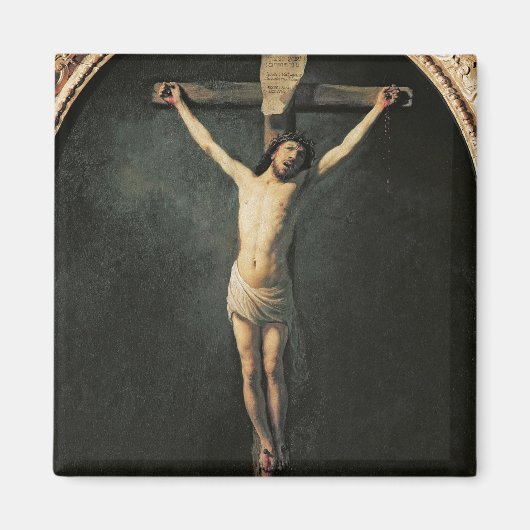 Christus op het kruis magneet (Voorkant)