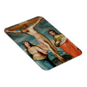 Christus op het kruis met heiligen magneet (Rechterzijde)