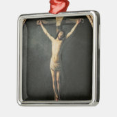Christus op het kruis metalen ornament (Links)