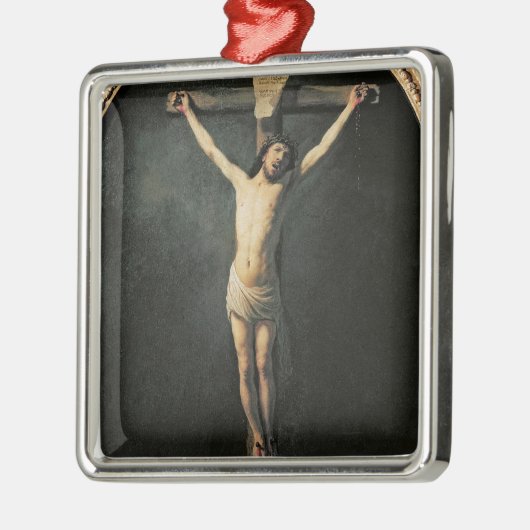 Christus op het kruis metalen ornament (Links)