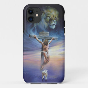 Christus op het kruis op iPhone 5/5S, alleen daar Case-Mate iPhone Case