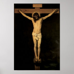 Christus op het kruis poster