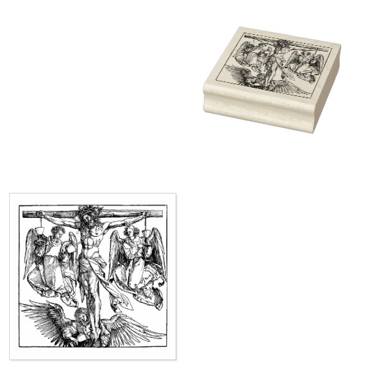 Christus op het kruis rubberstempel (Gestempeld)