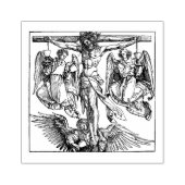 Christus op het kruis rubberstempel (Afrduk)