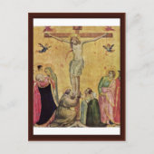 Christus op het kruis tussen Mary en John Briefkaart (Voorkant)