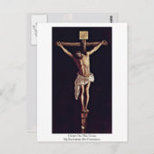 Christus op het kruis van Zurbaran De Francisco Briefkaart (Voorkant / Achterkant)