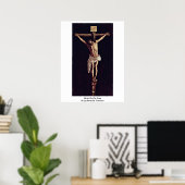 Christus op het kruis van Zurbaran De Francisco Poster (Thuiskantoor)