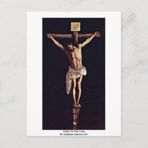 Christus op het kruis van Zurbarán Francisco de Briefkaart