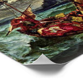 Christus op het Zee van Galilee Poster (Hoek)