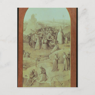 Christus op weg naar Calvariatie Briefkaart