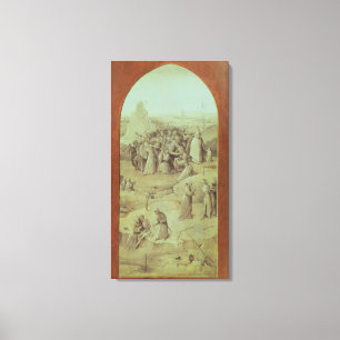 Christus op weg naar Calvariatie Canvas Afdruk