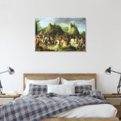 Christus op weg naar Calvariatie Canvas Afdruk (Insitu (Slaapkamer))