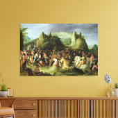 Christus op weg naar Calvariatie Canvas Afdruk (Insitu (Woonkamer))