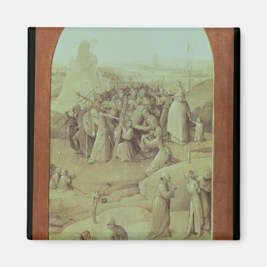 Christus op weg naar Calvariatie Magneet (Voorkant)