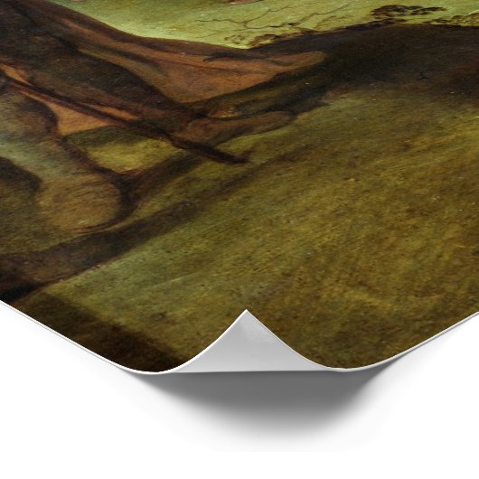 Christus op weg naar Calvariatie Poster (Hoek)