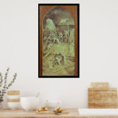 Christus op weg naar Calvariatie Poster (Keuken)