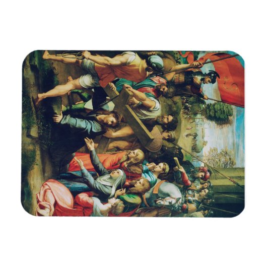 Christus op weg naar Golgotha Magneet (Horizontaal)