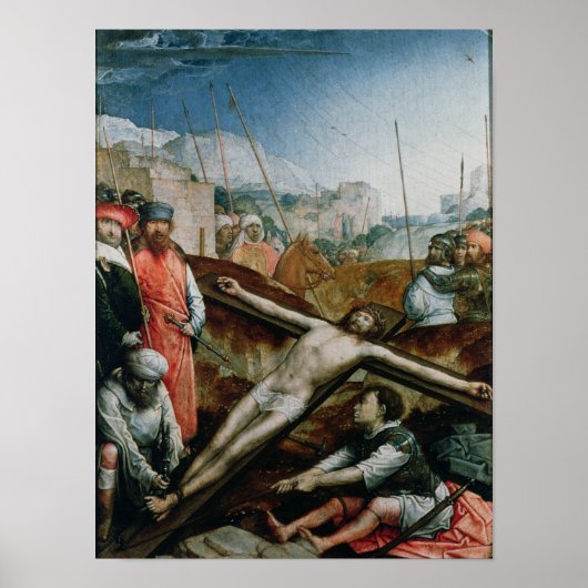 Christus opgevoed op het kruis, 1496-1504 poster (Voorkant)