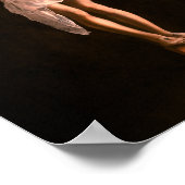 Christus over het kruis door Francisco De Zurbarán Poster (Hoek)