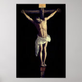 Christus over het kruis door Francisco De Zurbarán Poster (Voorkant)
