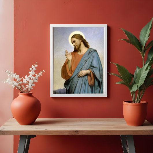 Christus over Jerusalem Poster