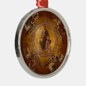 Christus Pantakrator Christelijk orthodoxe Piccon Metalen Ornament (Rechts)