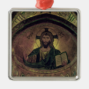 Christus Pantocrat in de apse Metalen Ornament